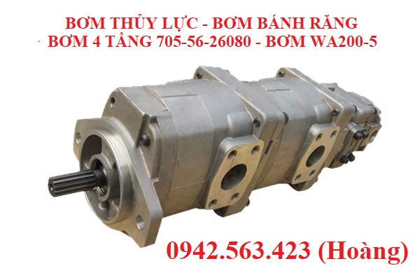 Bơm thủy lực Komatsu WA200-5