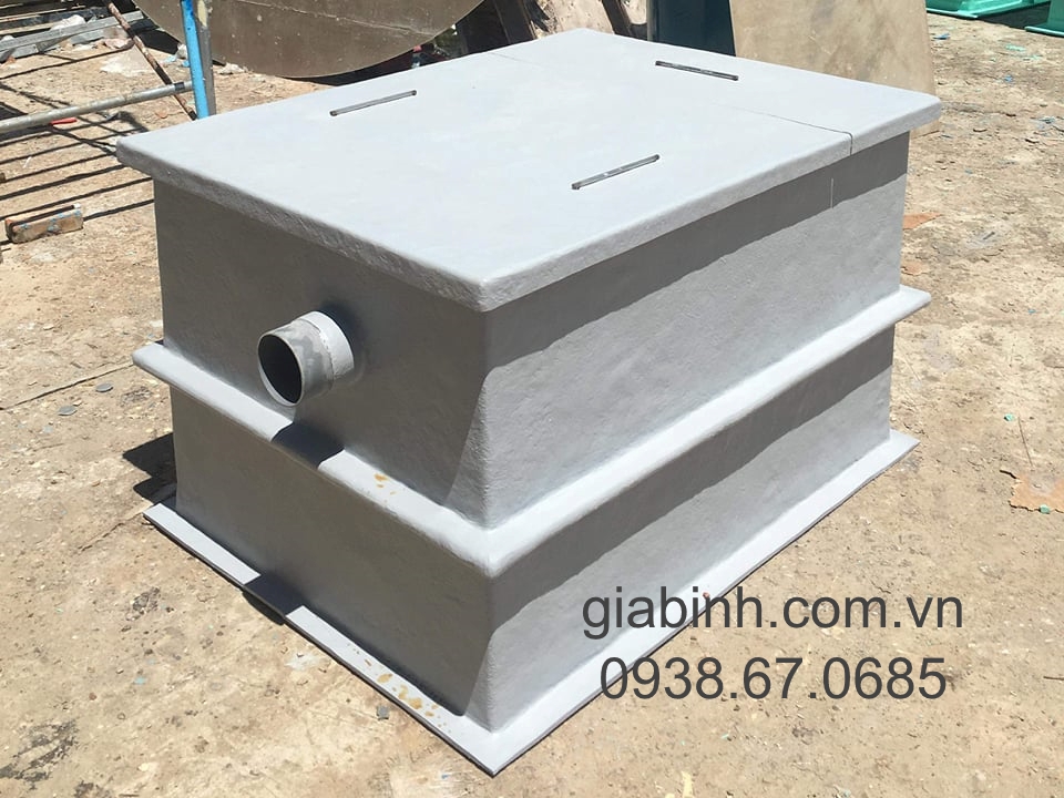 Bể tách mỡ, tách dầu, bể bẫy mỡ composite FRP