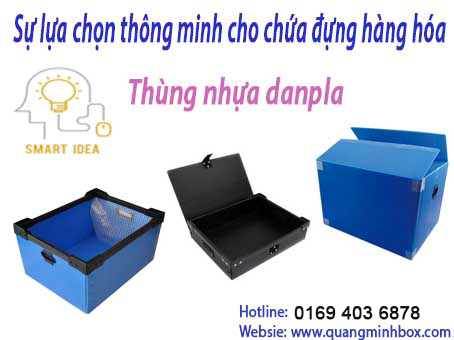 Thùng nhựa danpla thường