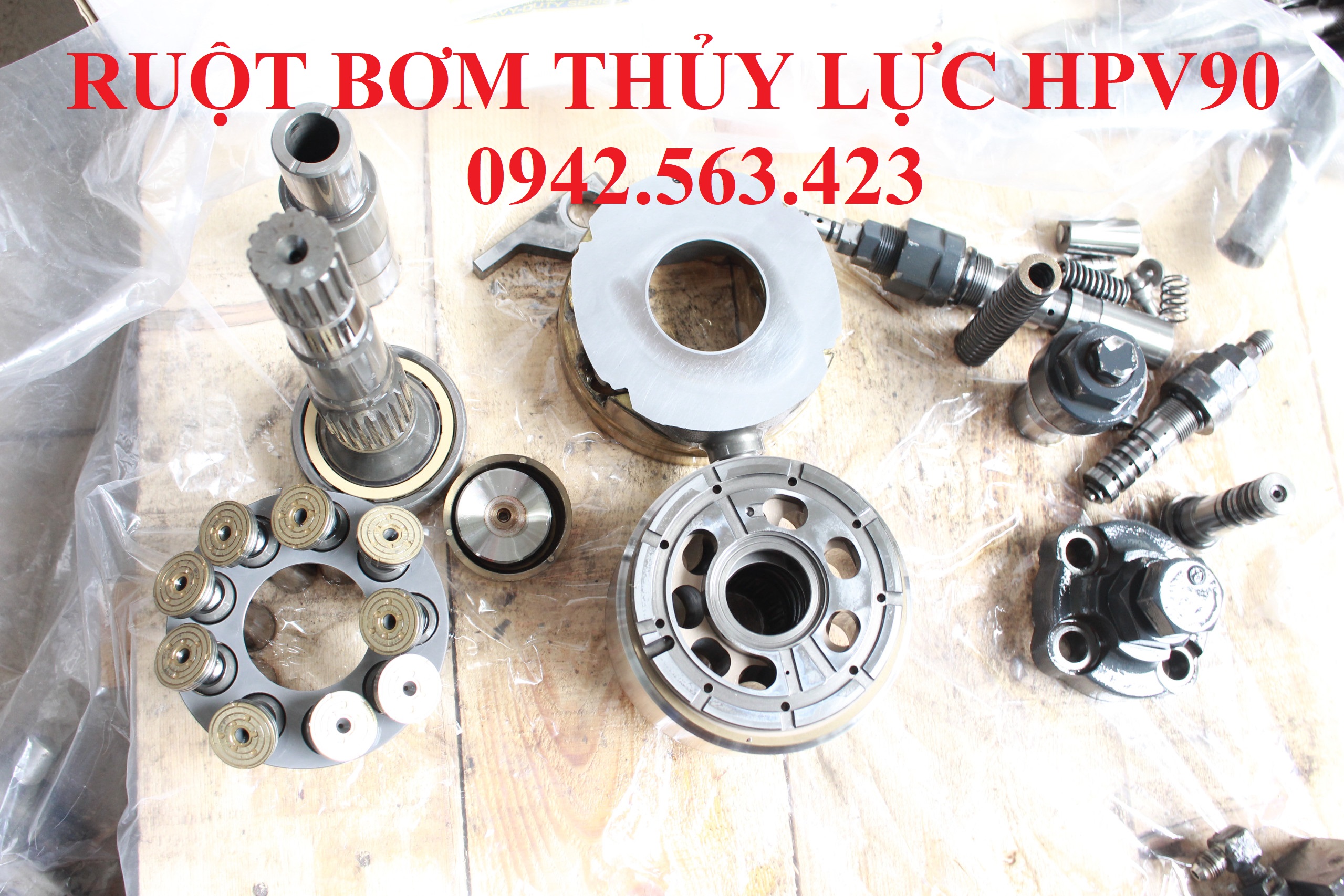 Ruột bơm thủy lực Komatsu HPV90, HPV160, HPV165, K3V63, K3V180