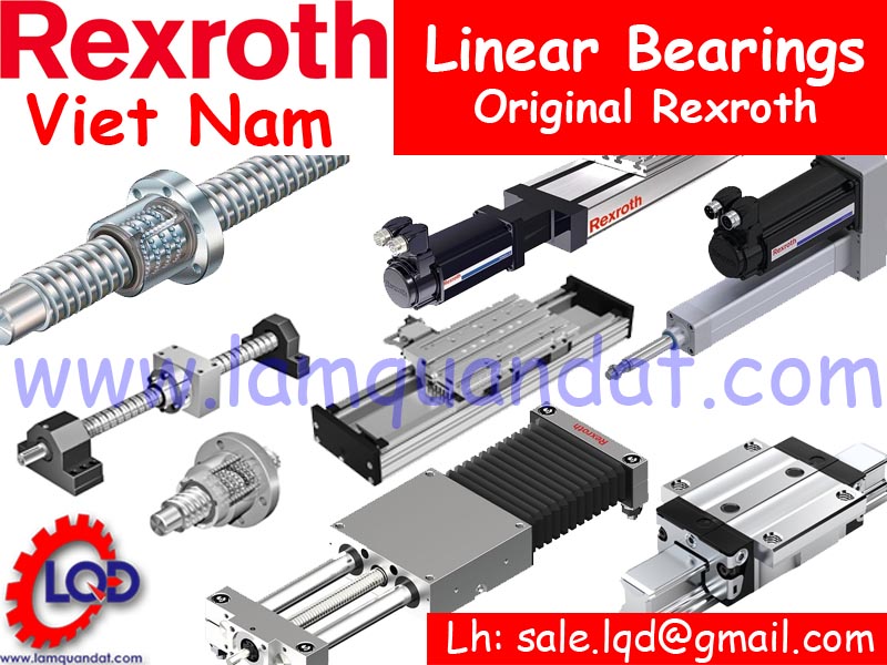 Bạc đạn trượt REXROTH, thanh trượt REXROTH, con trượt REXROTH