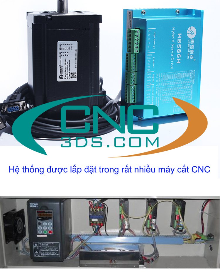 Động cơ Servo Hybrid Servo 86HBM80 & HBS86H Leadshine