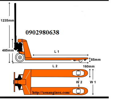 Xe kéo di chuyển pallet chuyên dụng