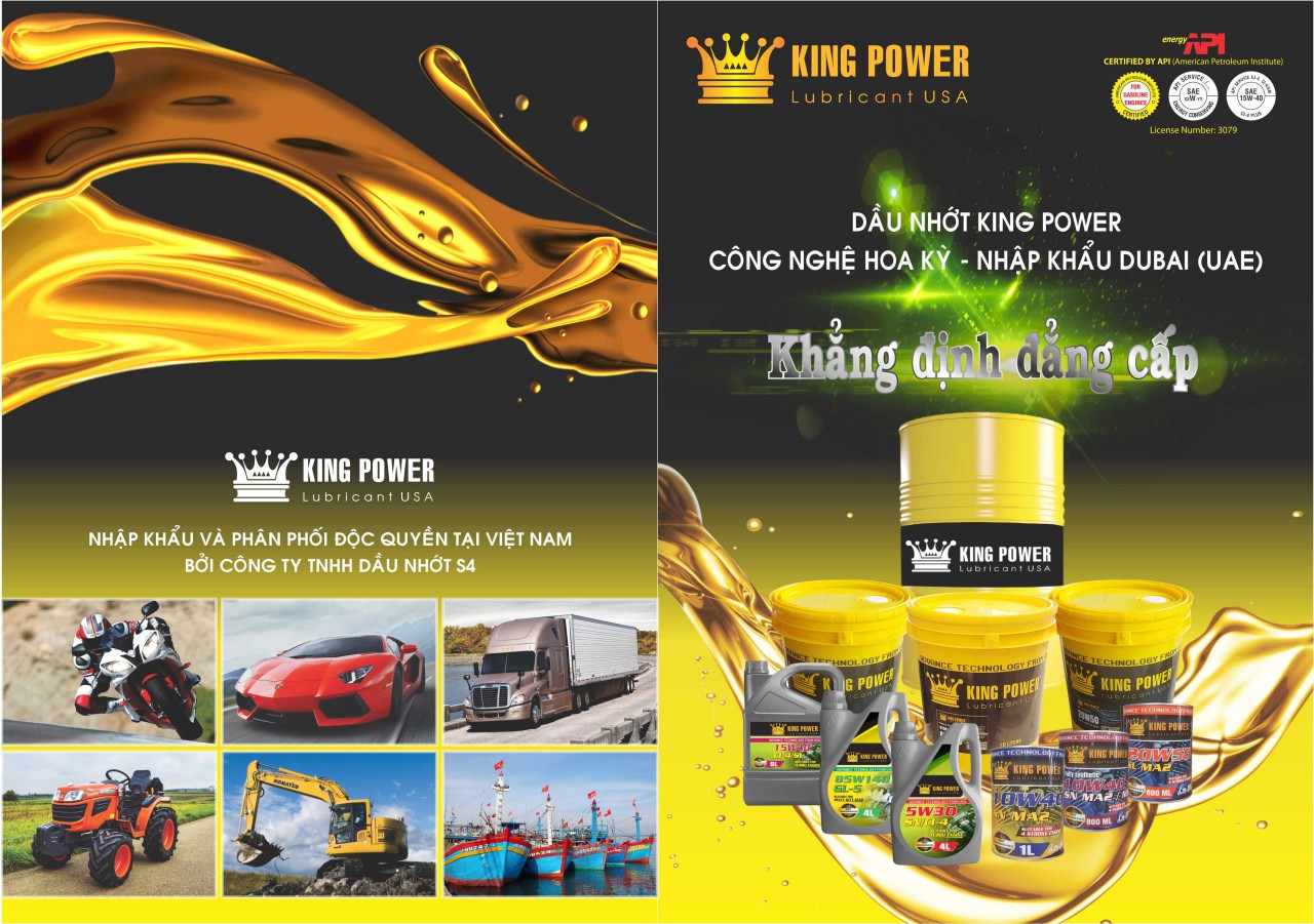 Dầu nhớt nhập khẩu UAE thương hiệu King Power