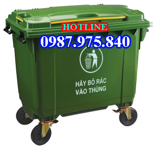 Thùng rác-Xe đẩy rác 660L-1100L giá tốt