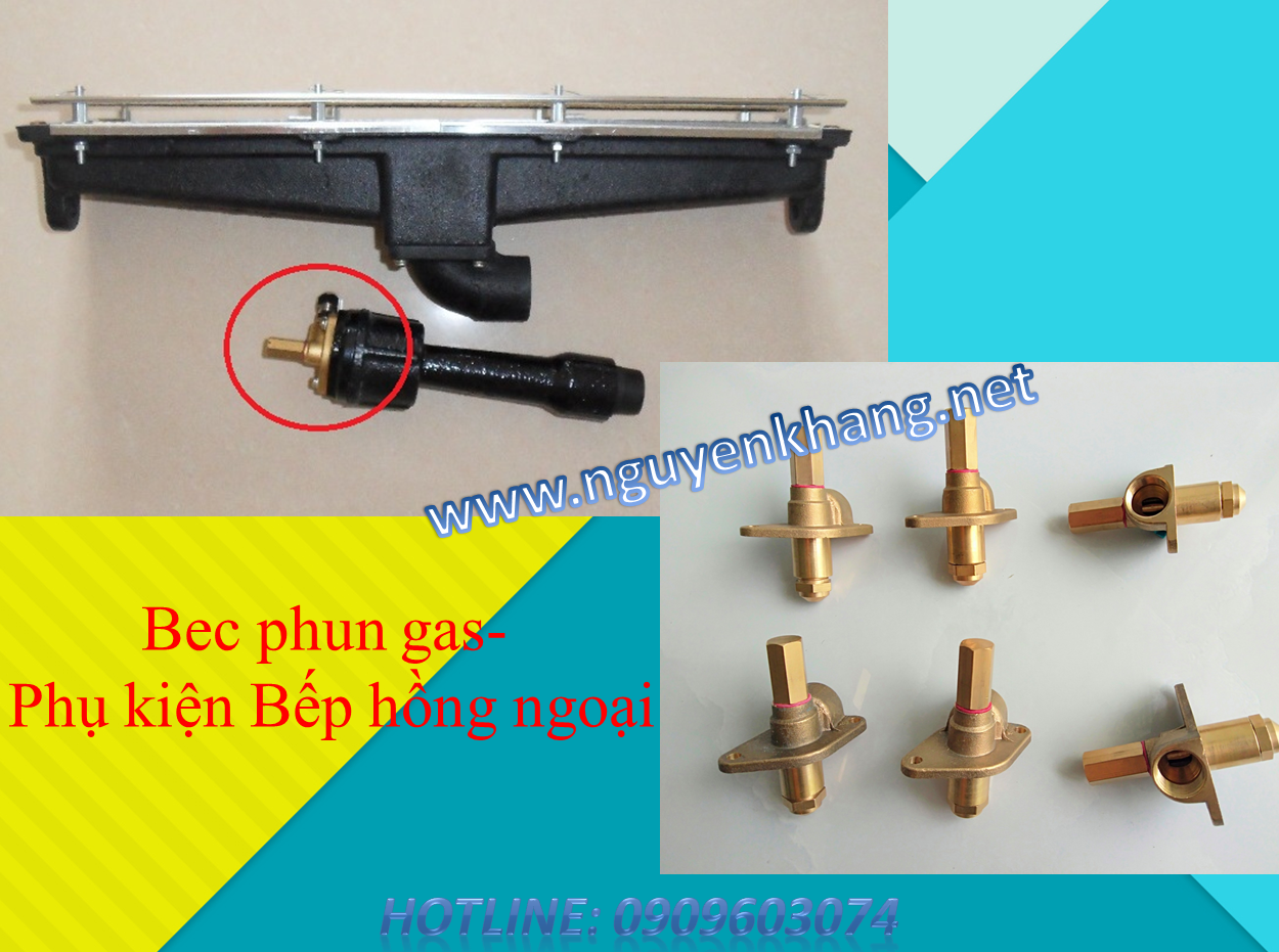 Bec phun gas-Phụ kiện bếp gas hồng ngoại