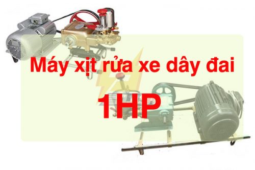 Máy rửa xe cao áp dây đai 1HP