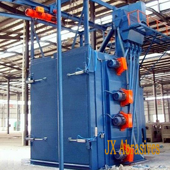 Hanger shot blasting machine