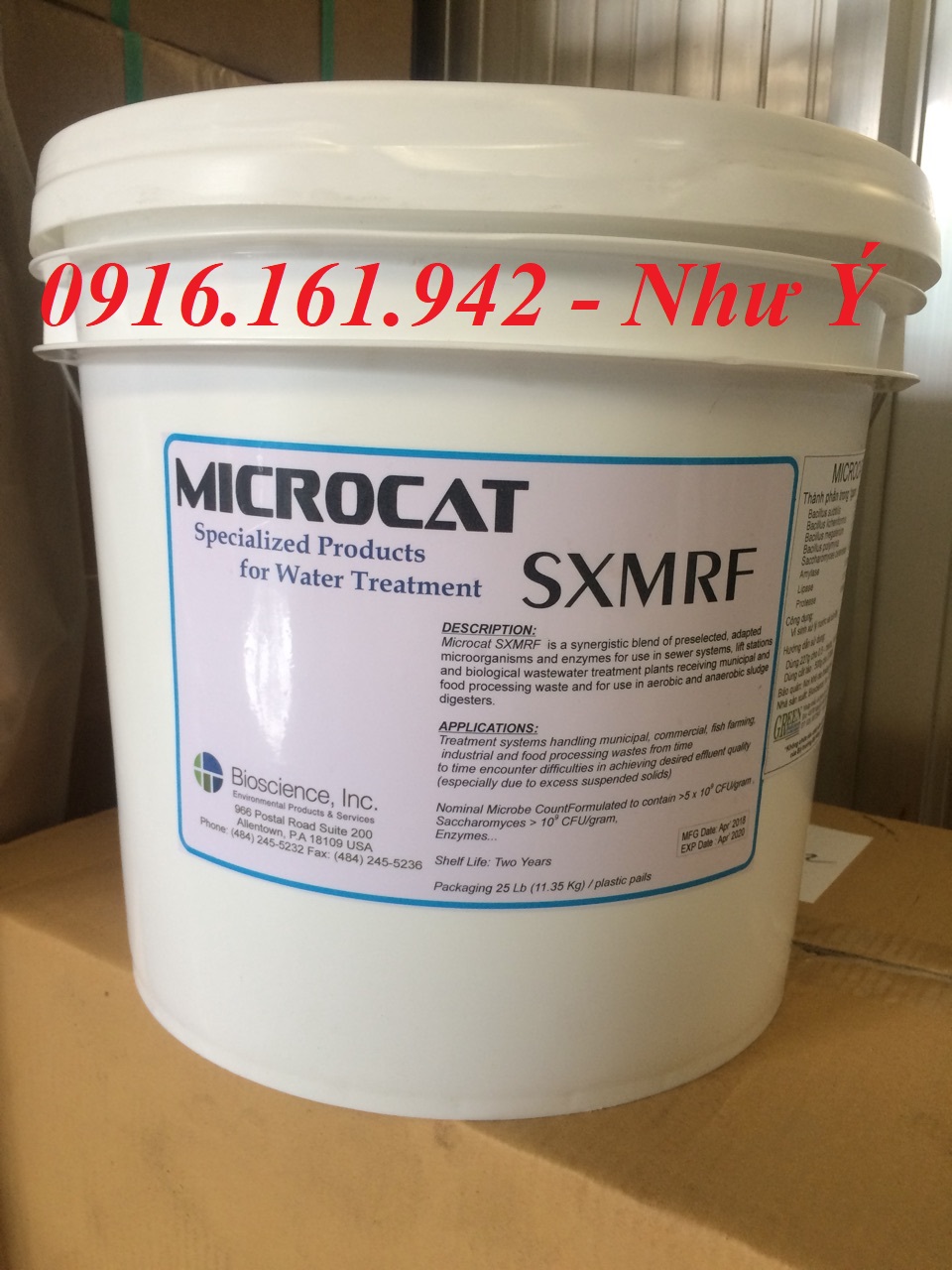 Vi Sinh Nguyên Liệu Xử Lý Váng Dầu Mỡ, Phân Hủy Chất Hữu Cơ Và Khí Độc Nhanh Chóng: MICROCAT SXMRF