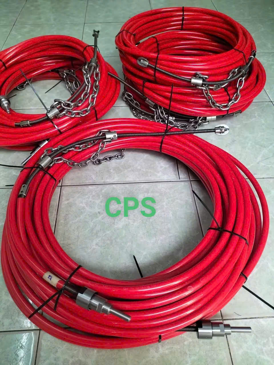 Cáp đánh xích thông cống dài 10 mét