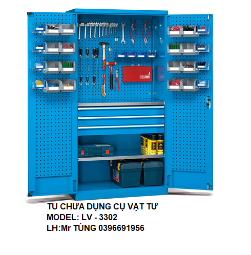 TỦ CHỨA DỤNG CỤ VẬT TƯ  HÃNG SẢN XUẤT: LÂM VIỆT - VIỆT NAM  MODEL: LV - 3301