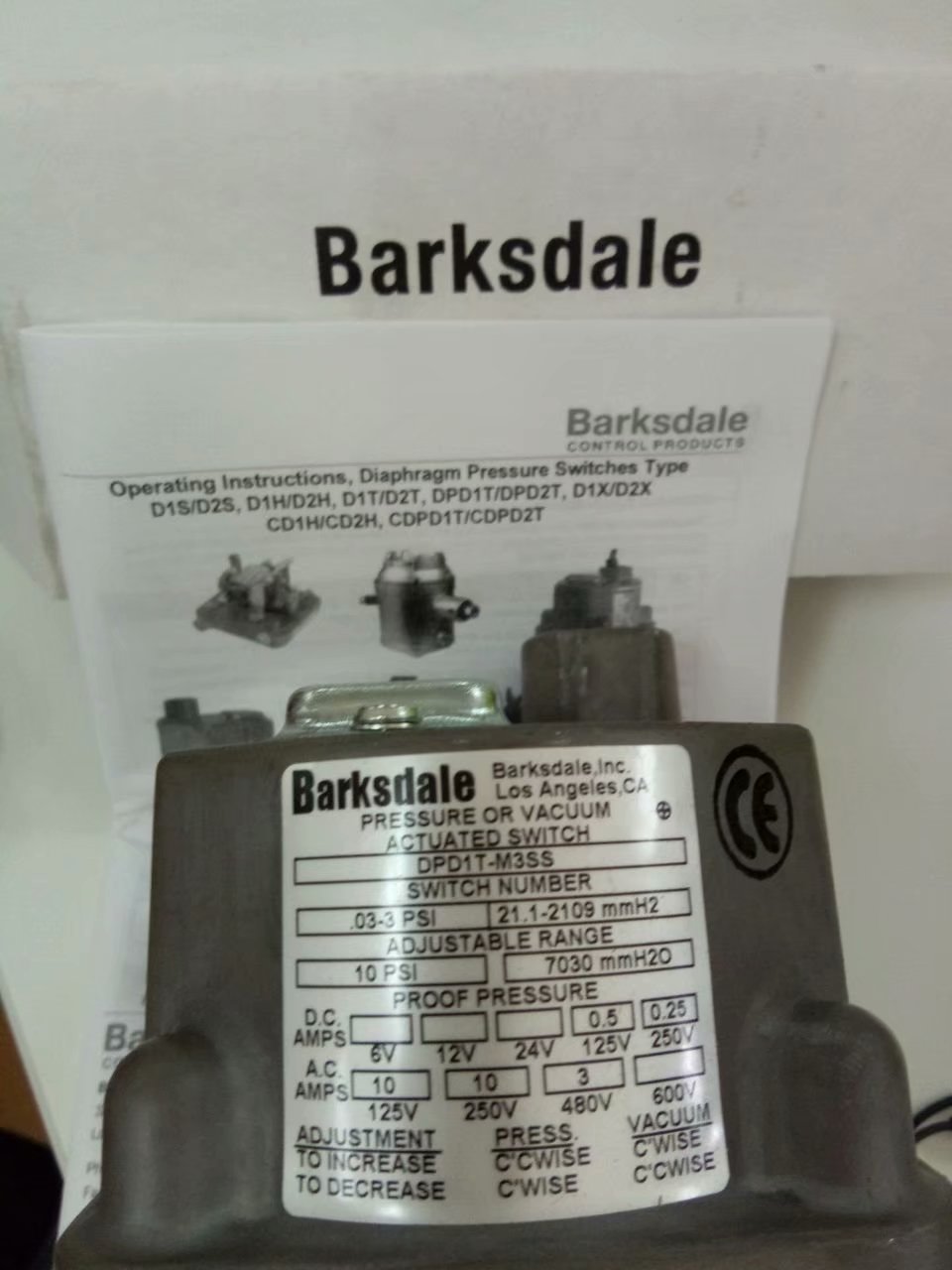 BARKSDALE DPD1T-M3SS