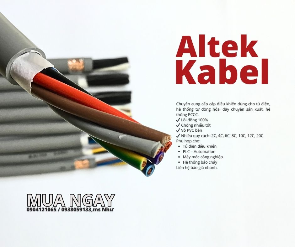 Cáp điều khiển chất lượng cao, giá tốt
