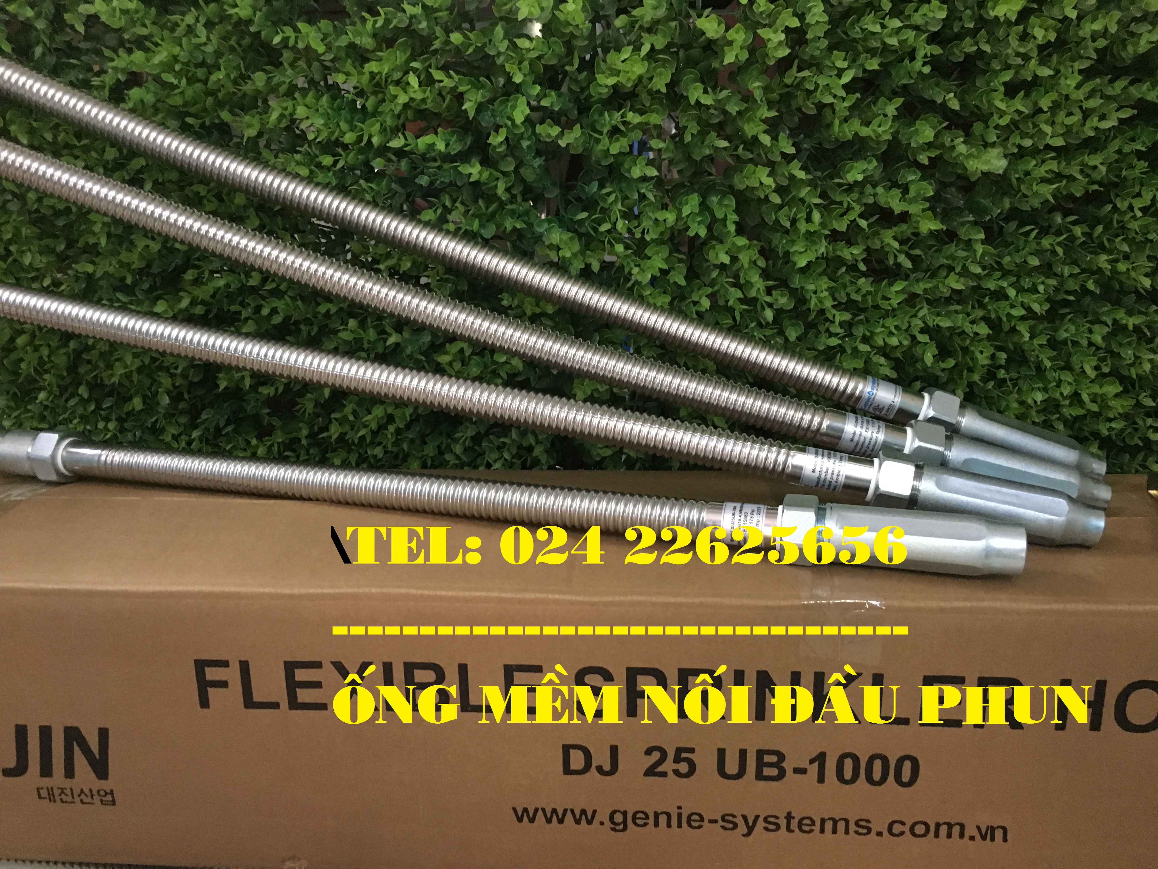 Ống mềm nối đầu phun chữa cháy DJ25UB1500