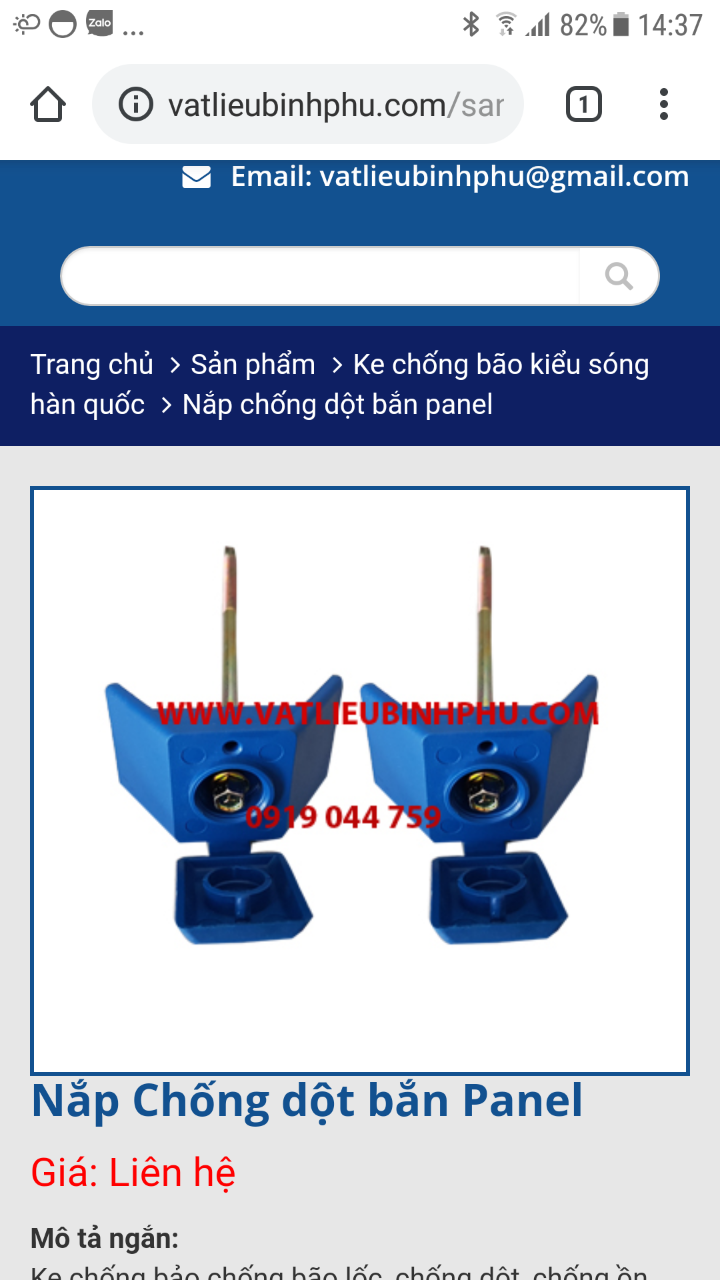 Nắp chụp đầu vít bắn Panel Hàn Quốc