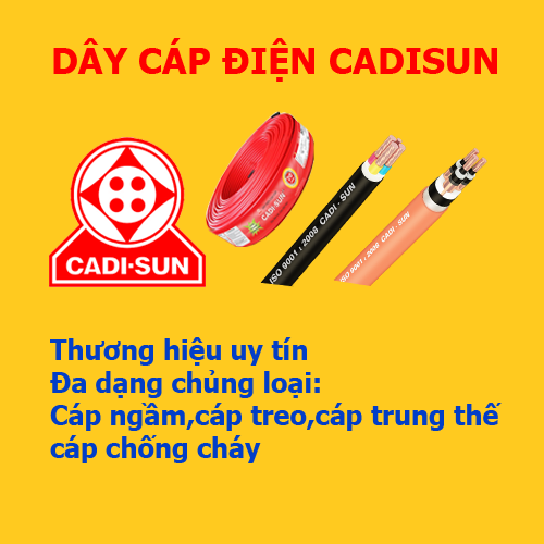 Đại lý phân phối dây cáp điện cadisun giá rẻ