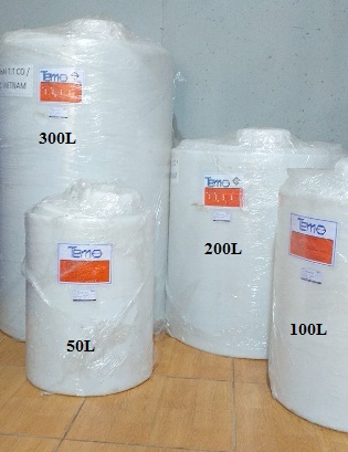 Bồn nhựa HDPE chứa hóa chất hiệu Tema - 100 lít - CEN100B - Chính hãng Pakco - Thái Lan