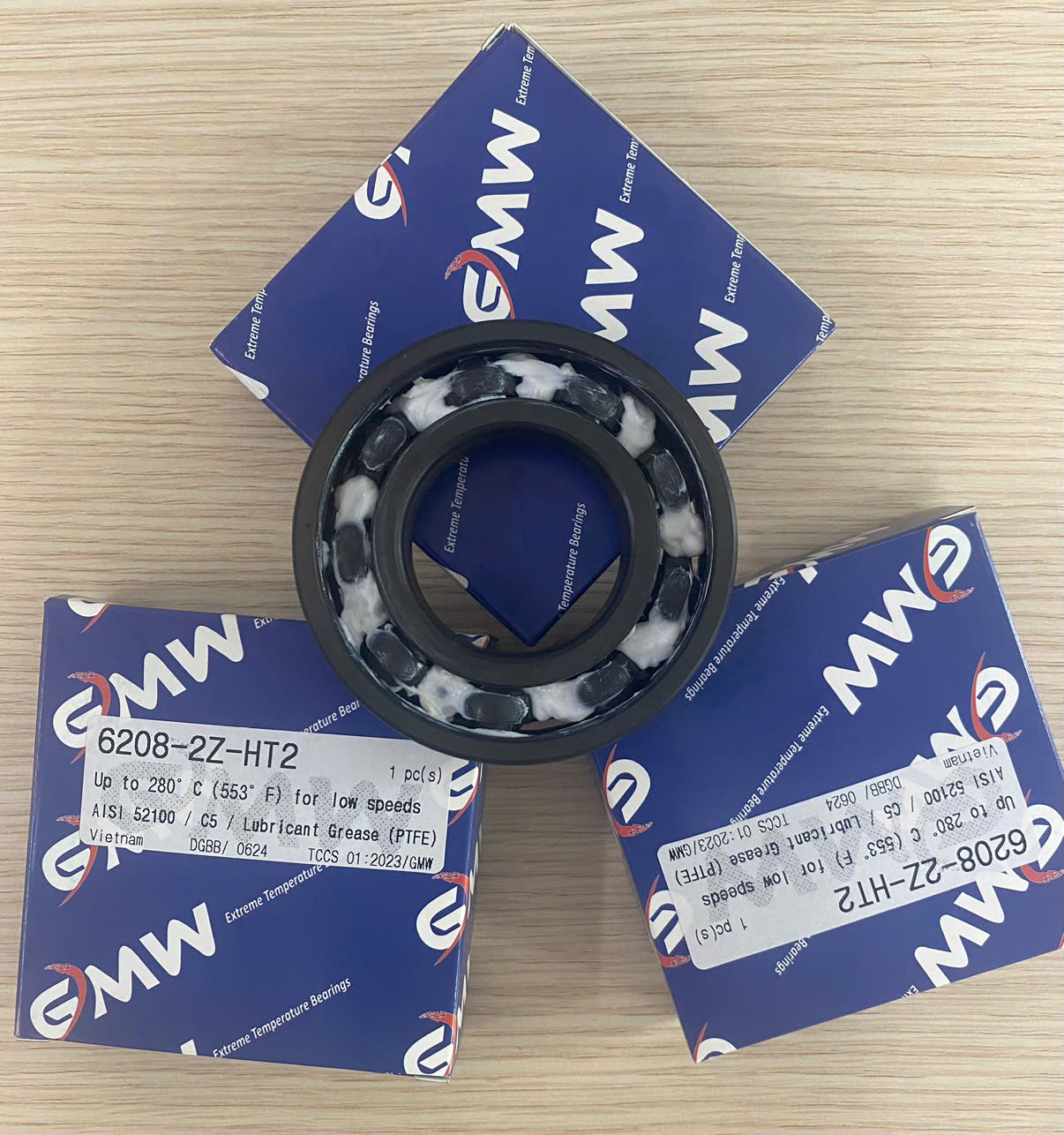 Vòng bi bạc đạn chịu nhiệt độ cao 280°C