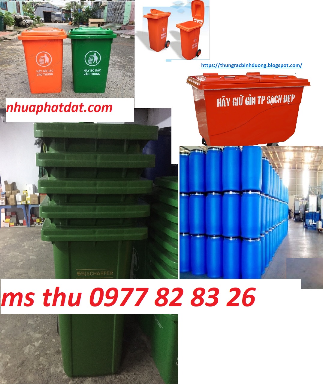 bán các loại thùng rác, thùng rác 60l, 120l, 240l, 660l, thùng phuy