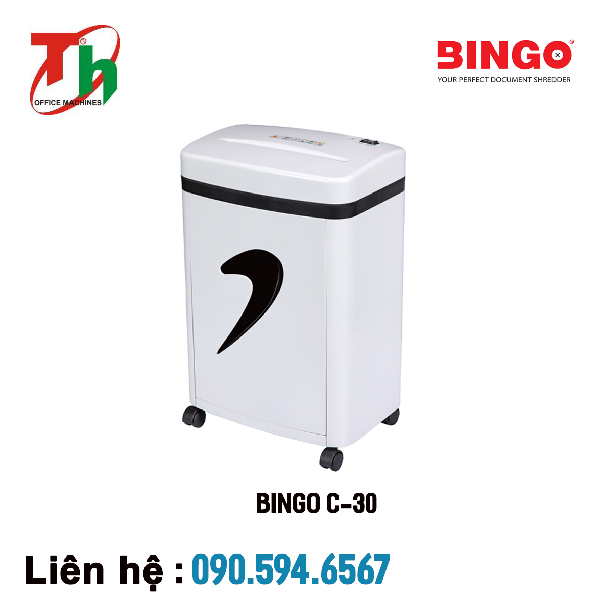 Máy hủy giấy Bingo C30