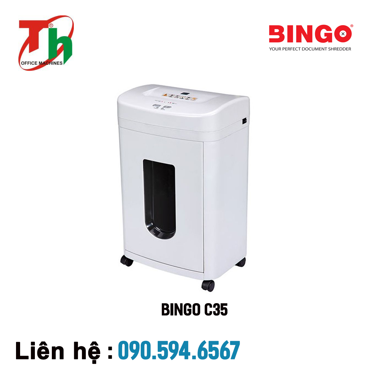 Máy hủy giấy Bingo C35