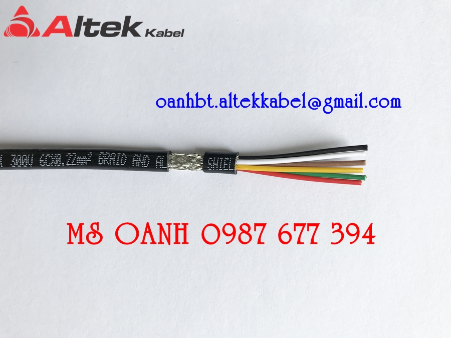 Cáp tín hiệu Altek Kabel chống nhiễu 4c x 0.22mm2, 6c x 0.22mm2, 8c x 0.22mm2