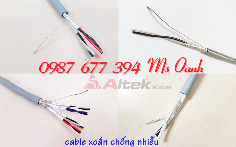 Cáp tín hiệu xoắn Altek Kabel 1 Pair 18AWG, 2 Pair 18AWG, 3 Pair 18AWG, 4 Pair 18AWG