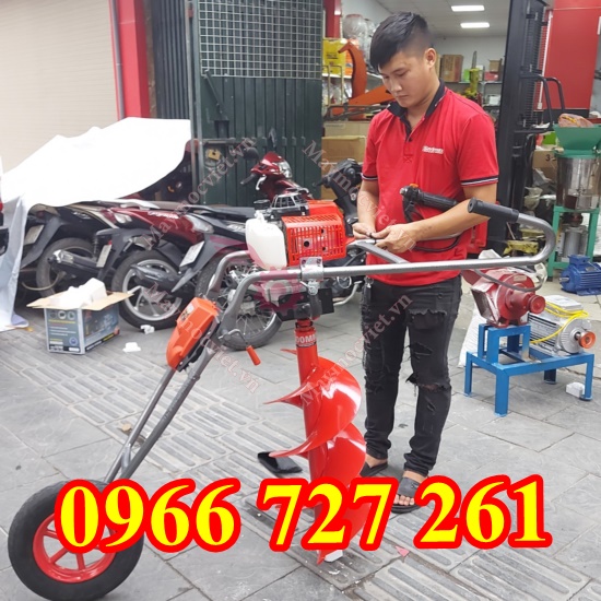 MÁY KHOAN ĐẤT TRỒNG CÂY, TRỒNG TRỤ TIÊU, CỌC ĐIỆN 2,3KW