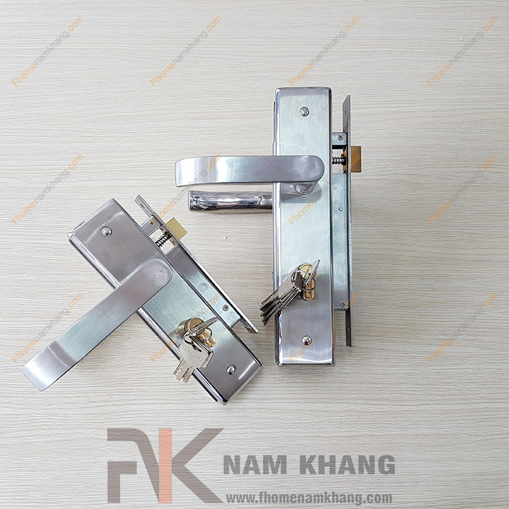 Khóa cửa chính inox NK191L-INOX