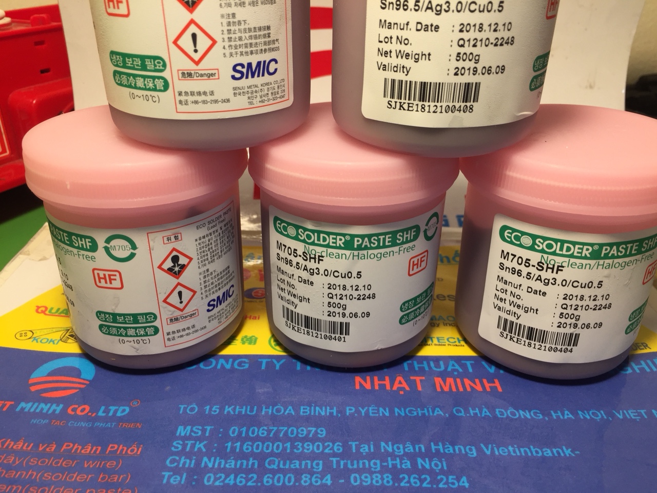 Kem hàn dùng trong hàn thiếc - solder paste (M705 - SHF)