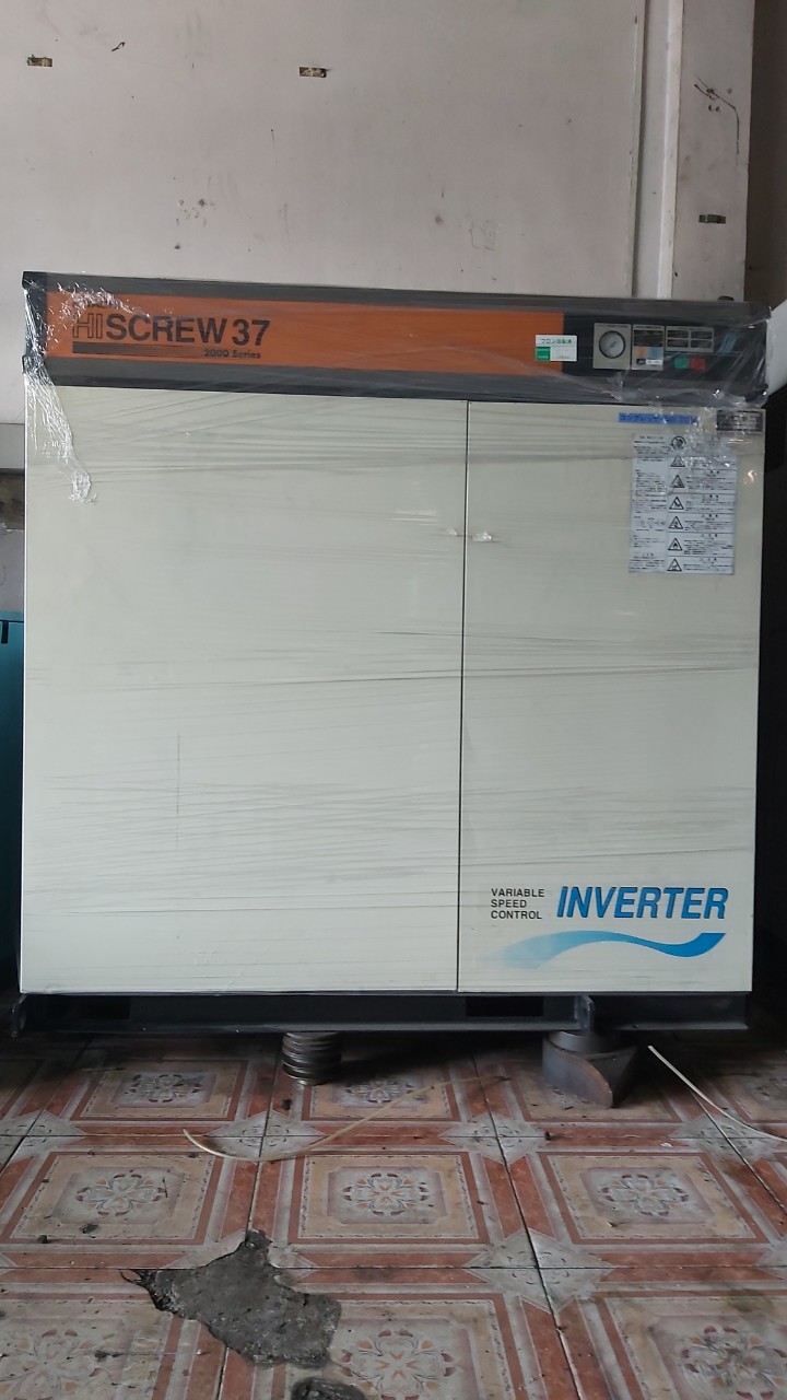 Máy nén khí Hitachi 37kw 50hp inverter