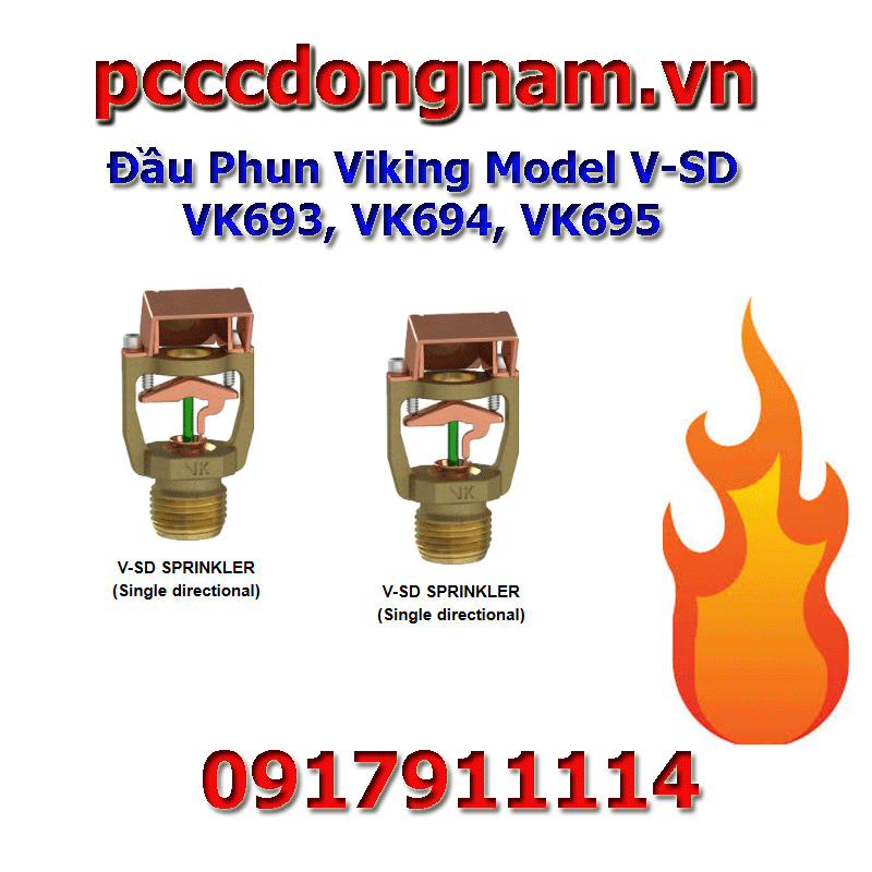 Báo Giá đầu Phun Sprinkler Viking VK110, VK100