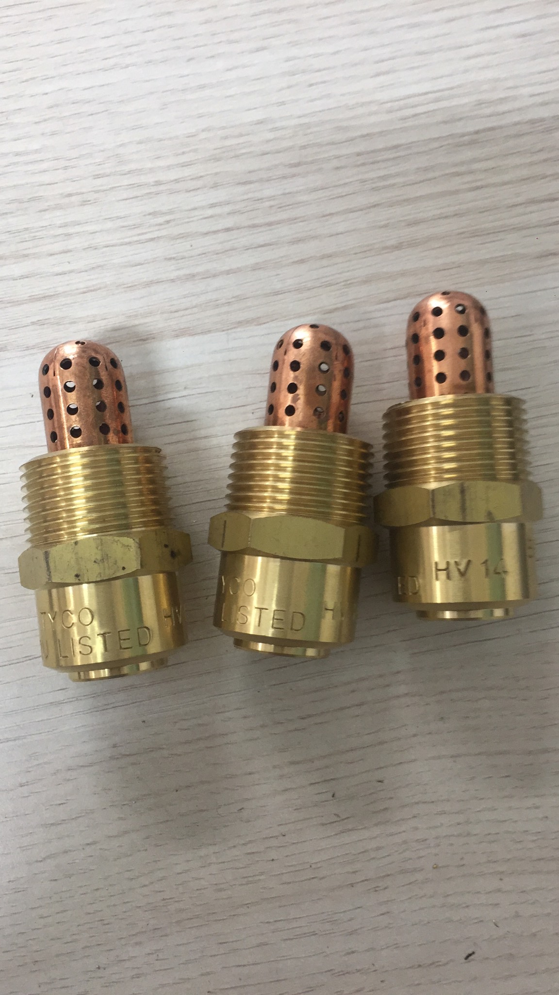 Đầu Phun sprinkler Tyco HV14 HV17 Ty315 TY325 Ty3351