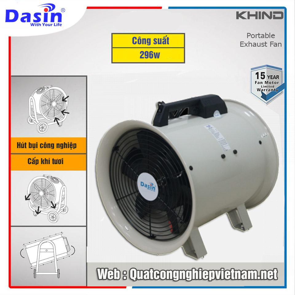 Bán quạt hút công nghiệp Dasin kin 300 giá rẻ