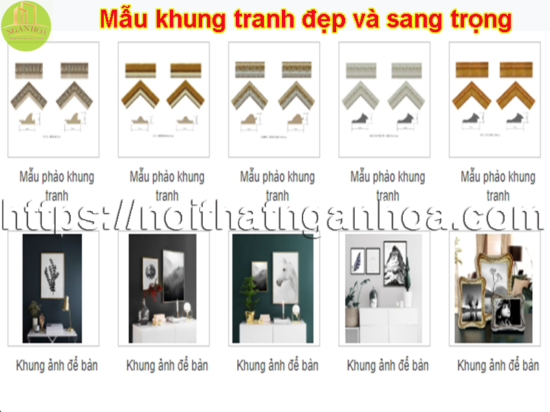 4 Mẫu khung tranh đẹp chỉ tại Ngân Hoa mà giới nghệ thuật cần biết