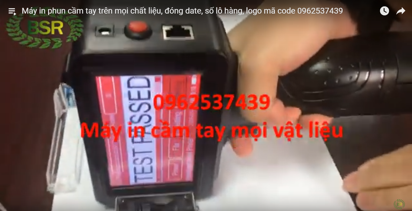 Máy in date cầm tay mini giá rẻ BSR-H3 in trên mọi chất liệu 0962537439 - BSR-H3