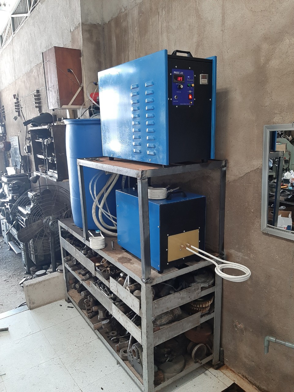 lò tôi cao tần 60kva