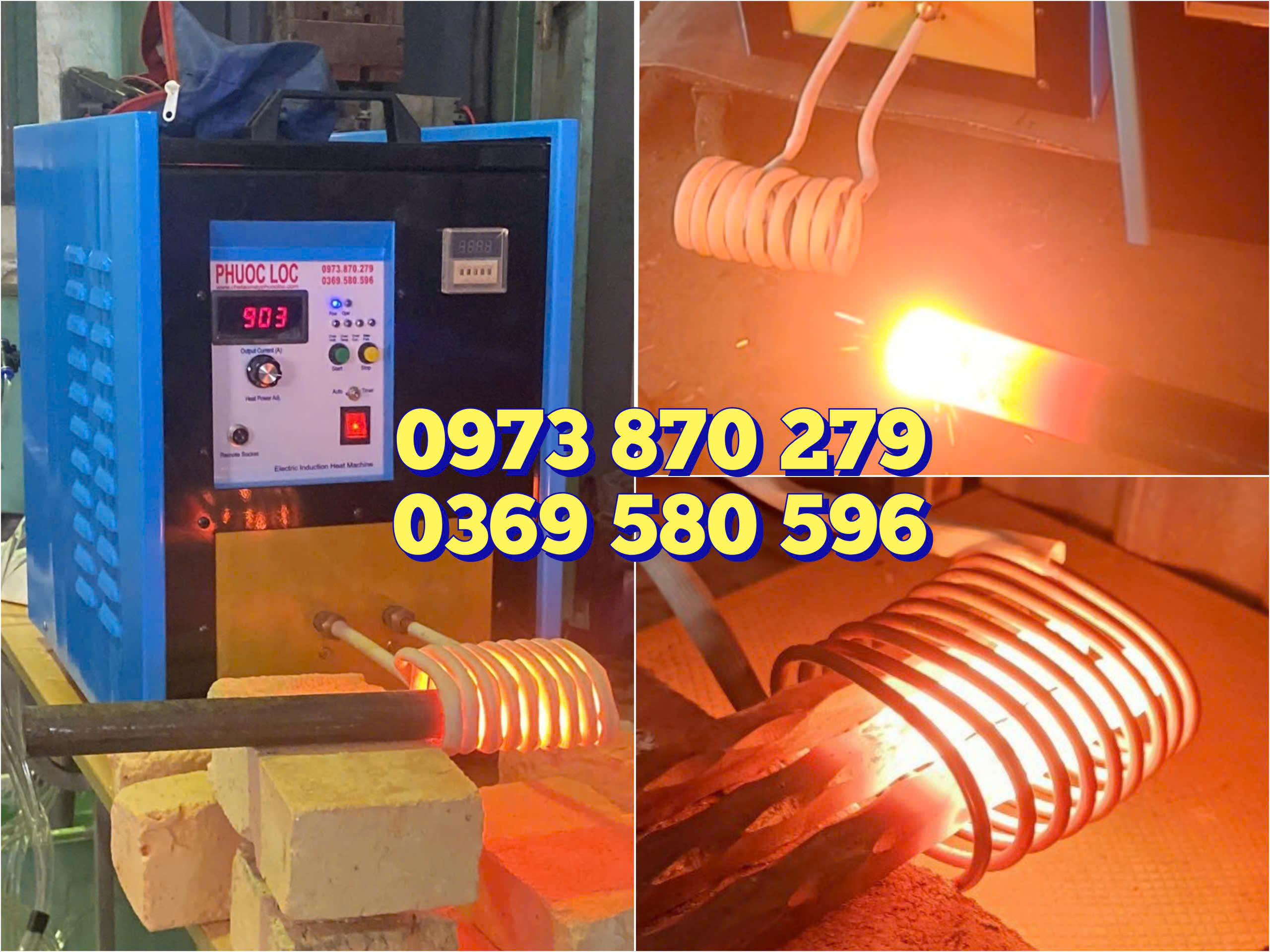 máy lò nung inox cao tần