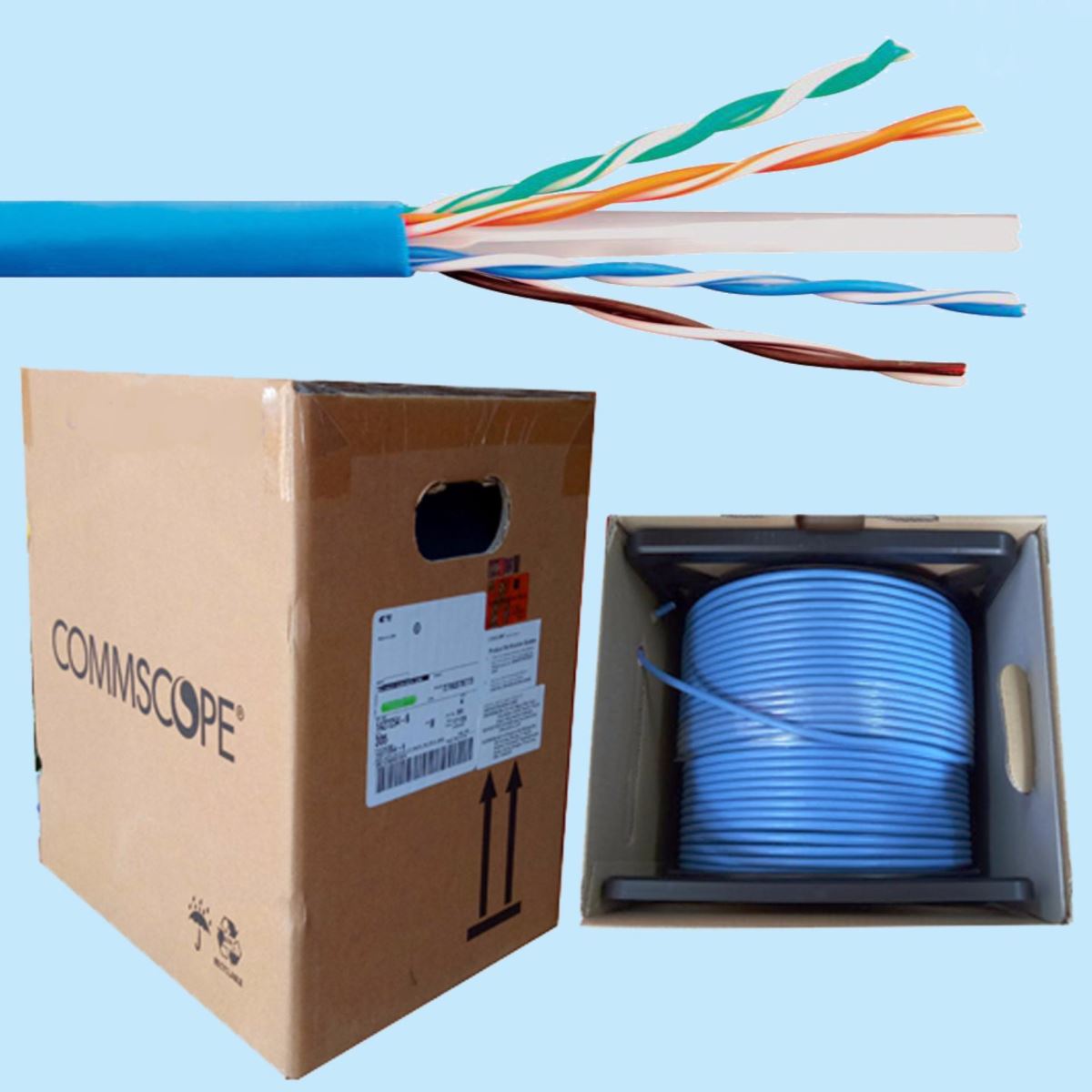 Dây cáp mạng cat6e amp