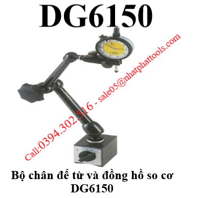 Bộ chân đế từ và đồng hồ so cơ DG6150 - DG6150 NOGA.