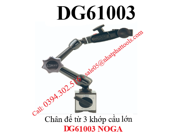 Chân đế từ 3 khớp cầu DG61003 Noga