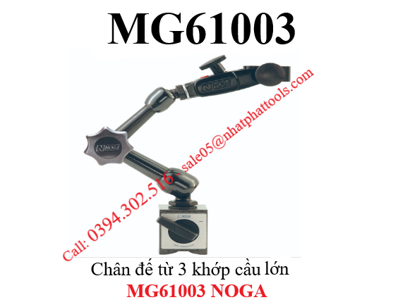 Chân đế từ 3 khớp cầu MG61003 - MG61003 NOGA