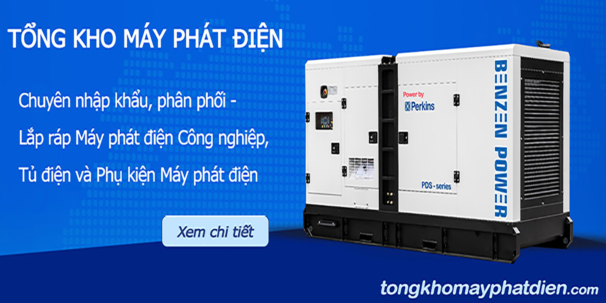 Máy phát điện công nghiệp chính hãng