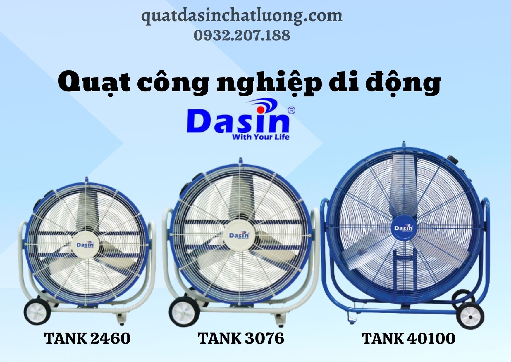 quạt di động Dasin- TANK