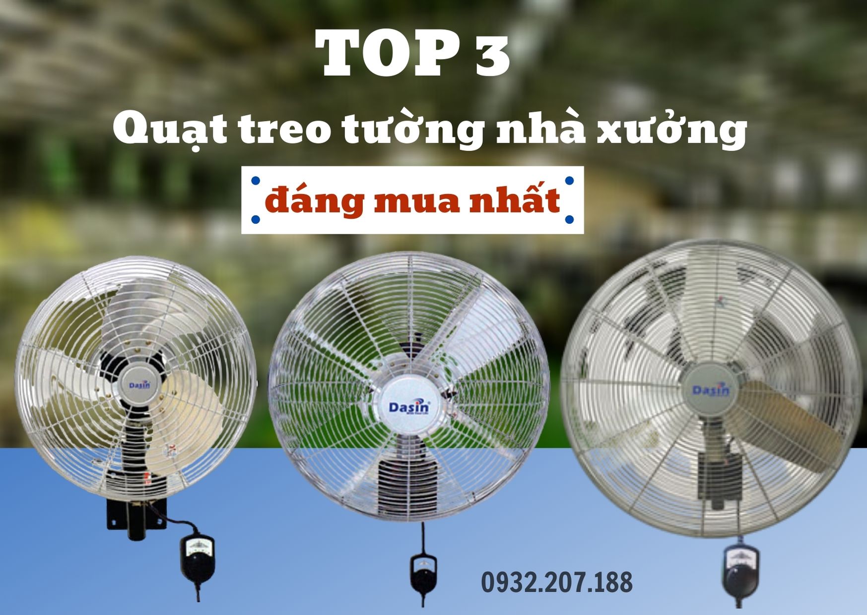 Quạt treo tường công nghiệp