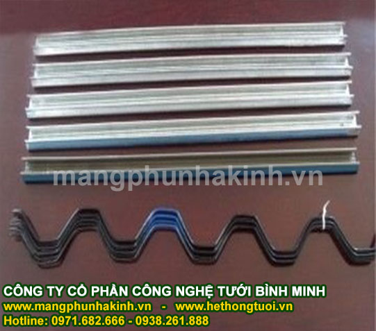 Thanh nẹp zíc zắc, thanh nẹp C, thanh nẹp chữ U, thanh nẹp cài màng nhà kính, zigzag  nẹp nhà kính