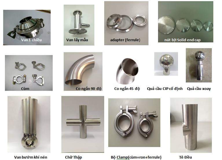 phụ kiện inox vi sinh