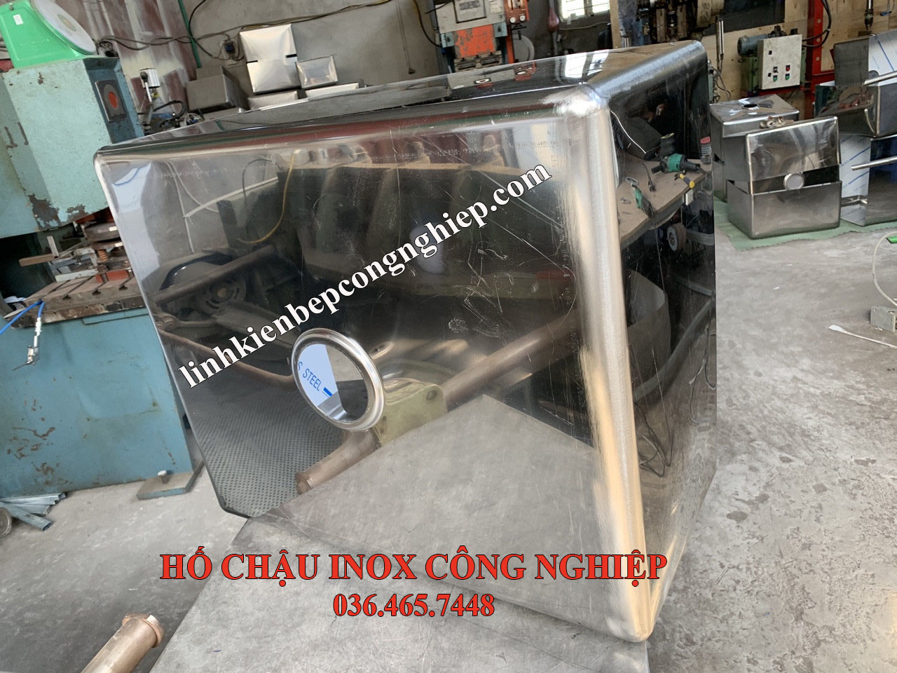 Bồn rửa inox công nghiệp