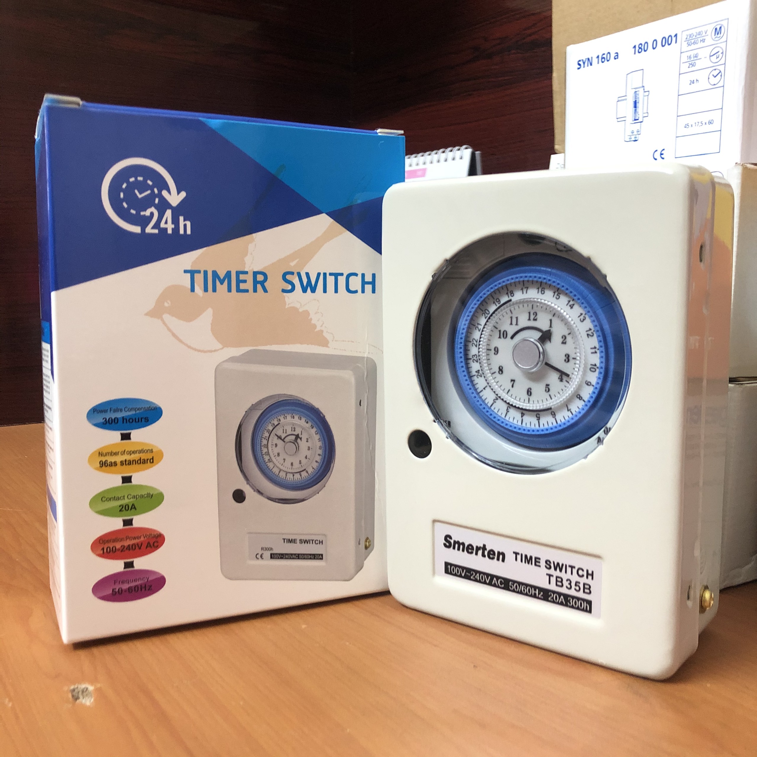 CÔNG TẮC THỜI GIAN - TIMER 24H TB35B