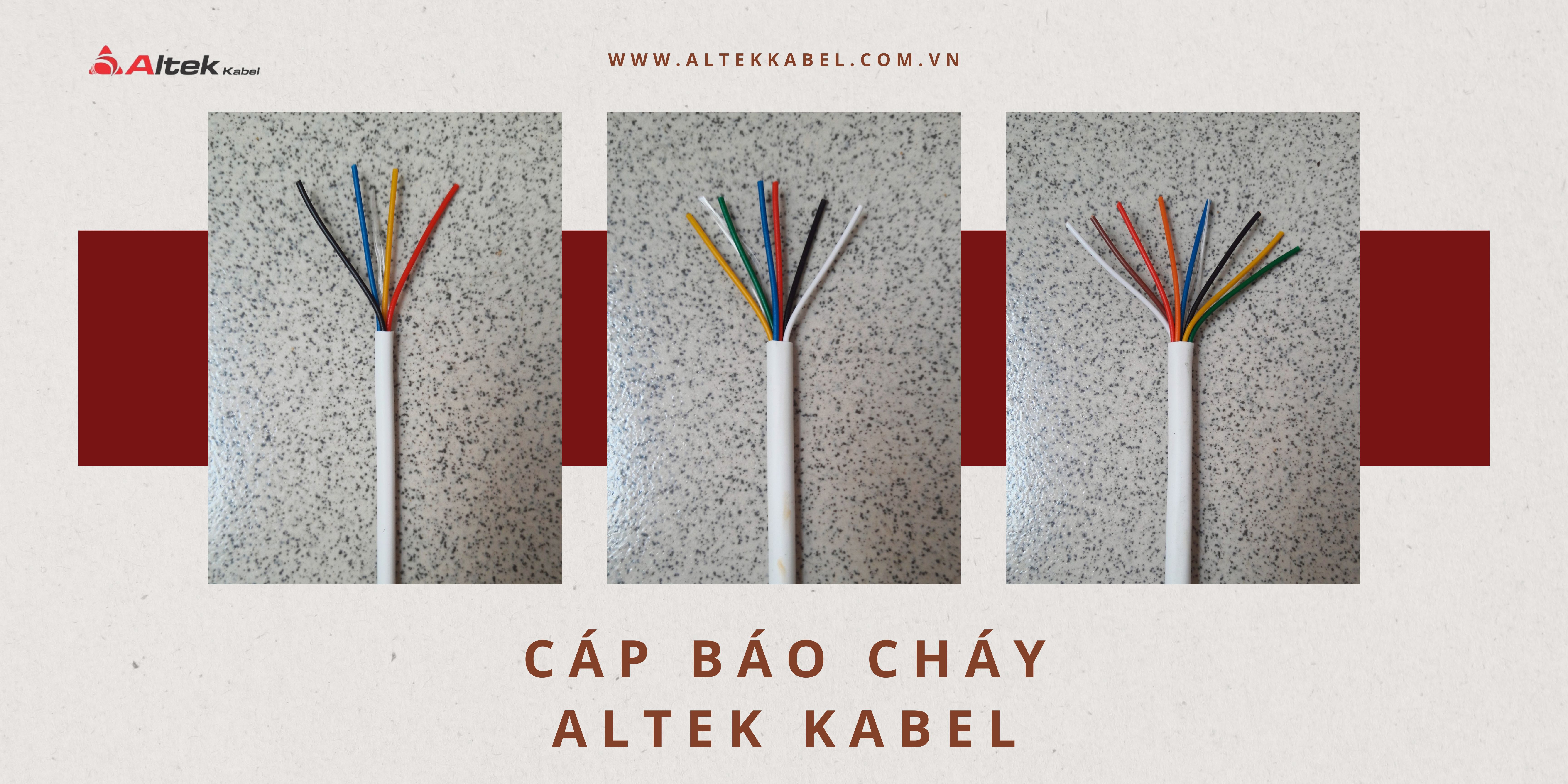 Cáp báo cháy ALTEK KABEL 4c/6c/8c x0.22mm